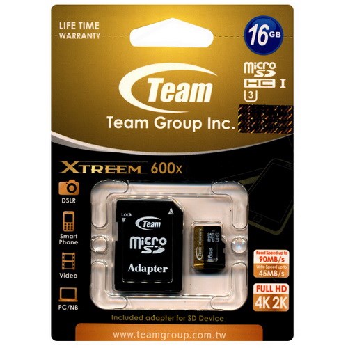 کارت حافظه تیم گروپ microSD UHS-I U3 Xtrem 600X 16Gb108871